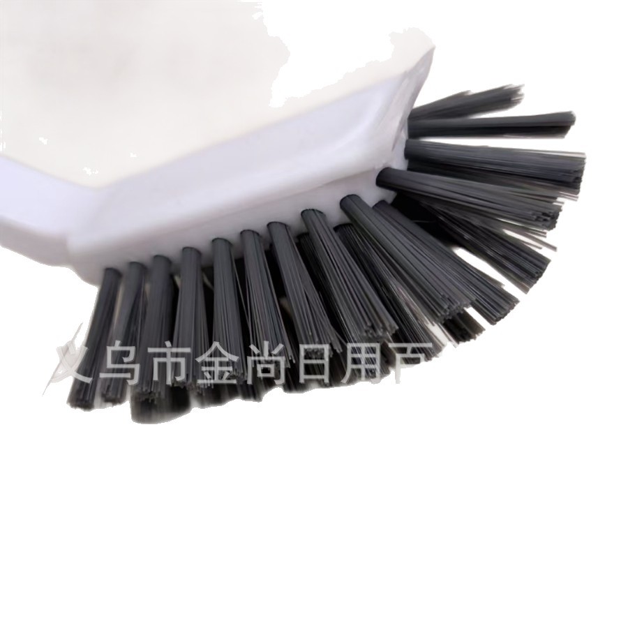 卫生间地刷地缝浴室洗墙刷厕所刷瓷砖硬毛地板刷缝隙刷子白底实物图