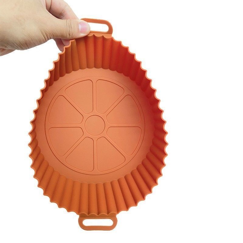 Cross-border silicone Air fryer silicone baking tray Air Fryer pad Application Scenario