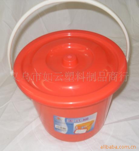 批发供应塑料水桶 3-04 3-05 美式桶 小水桶 带盖水桶详情图2