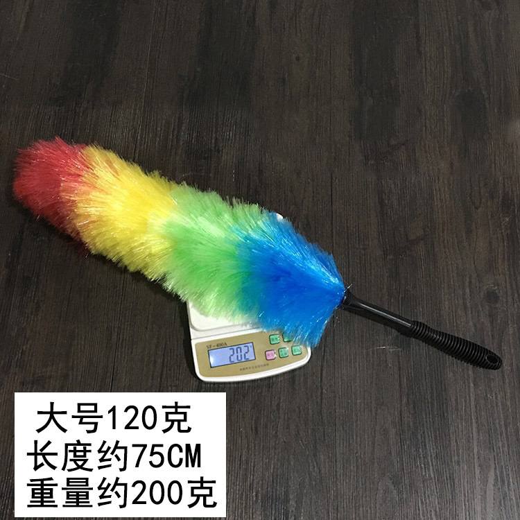 新品 家用塑料鸡毛掸除尘掸车用清洁工具毛掸防静电不掉毛除尘扫详情8