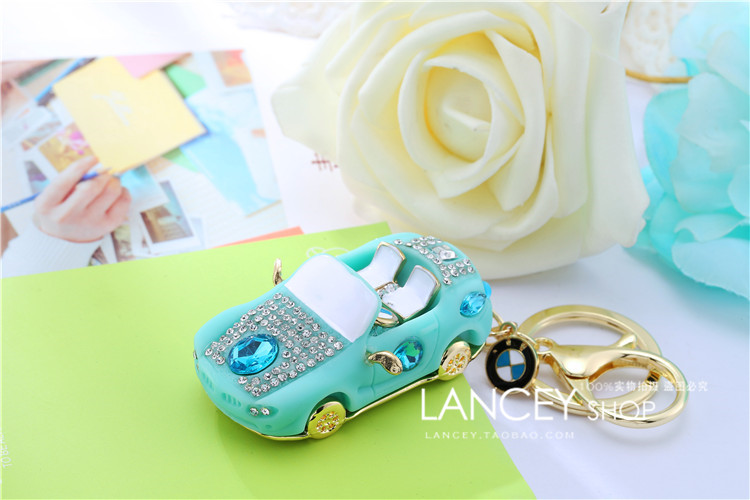合金模型汽车钥匙扣女可爱创意韩版包挂件金属钥匙链圈小礼品批发详情45