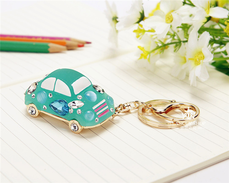 合金模型汽车钥匙扣女可爱创意韩版包挂件金属钥匙链圈小礼品批发详情38