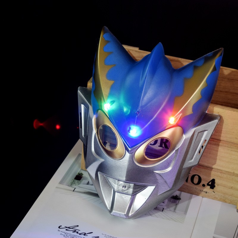 卡通动画表演儿童玩具男孩发光玩具西游表演面具美猴王详情8