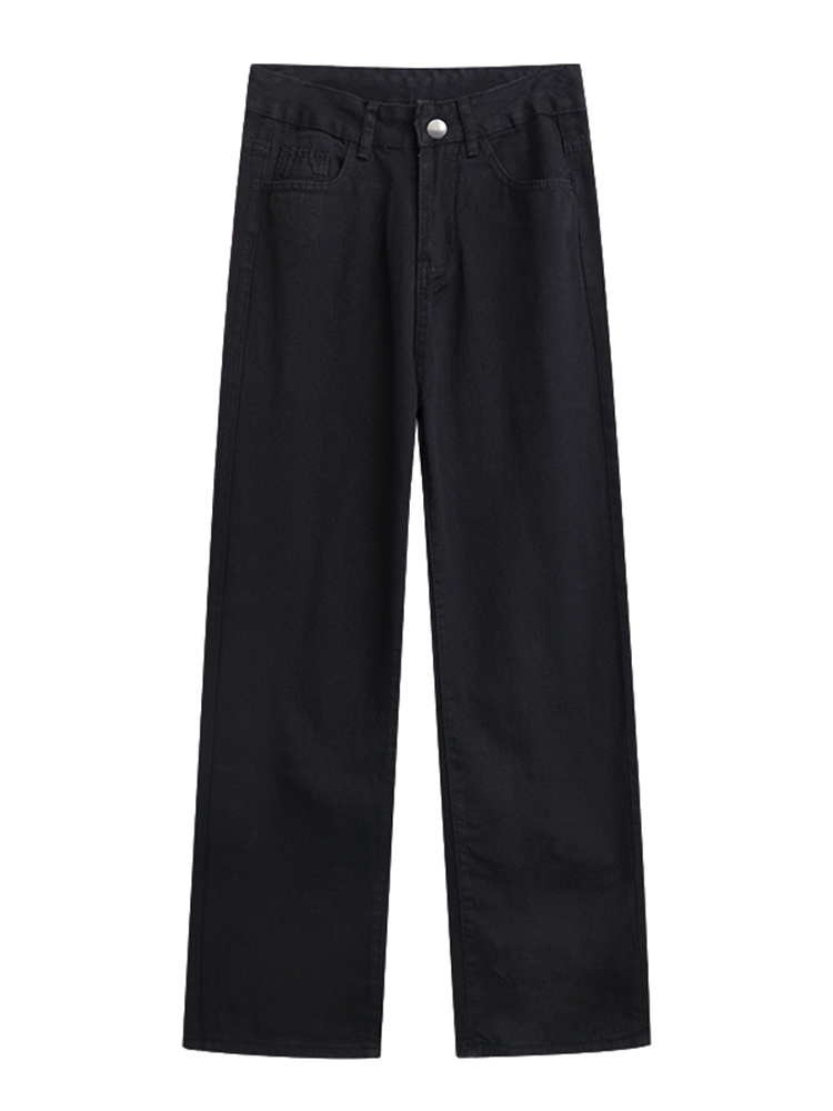 遮肉显瘦黑色白底实物图