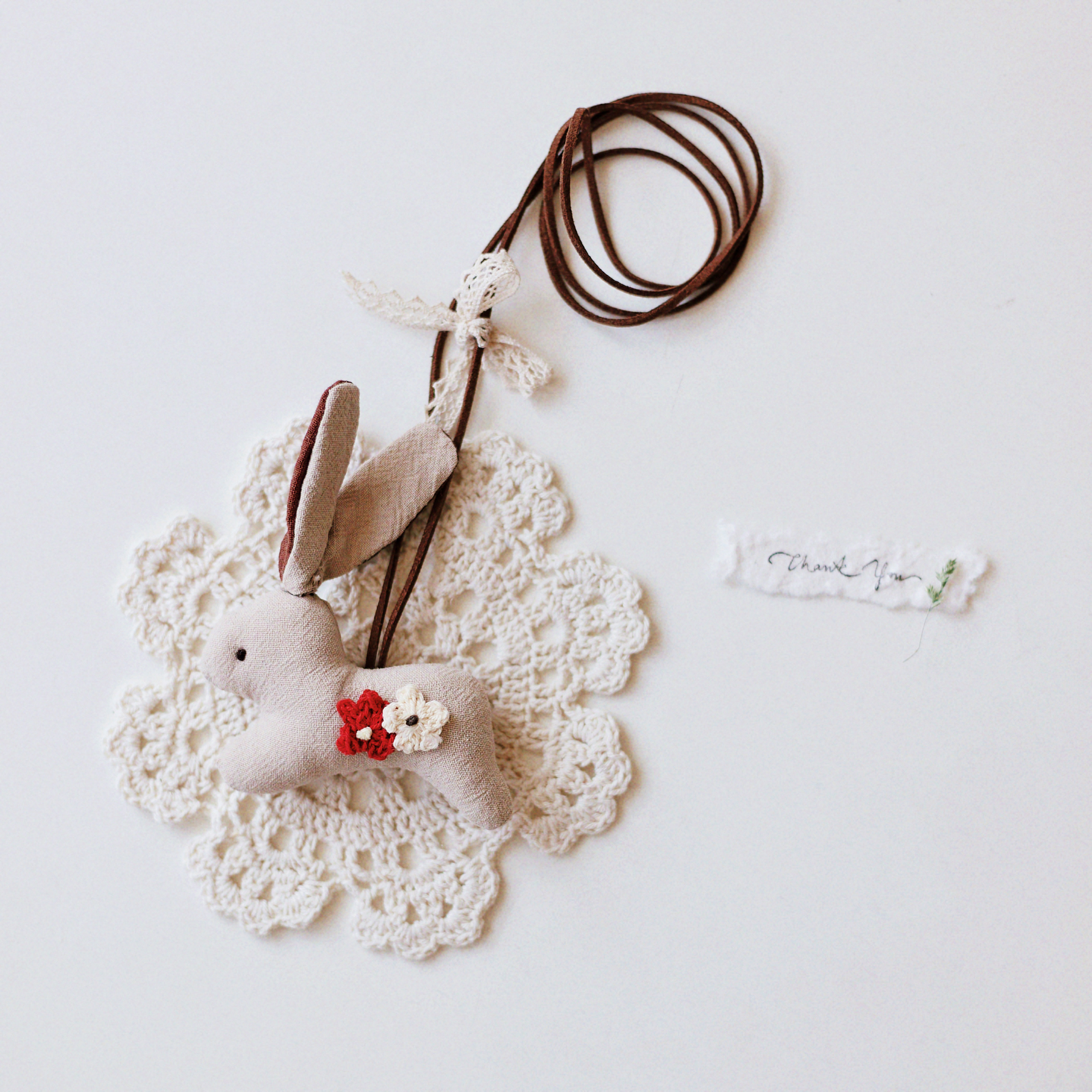 森系布艺项炼 小清新可爱减龄女长款挂脖配饰 小动物覆古挂绳装饰新飞塑胶详情6