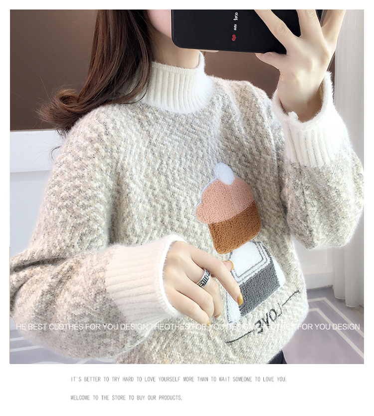 女大童2025年新款春秋冬款毛衣中大童初中学生宽松12-15岁女孩详情8