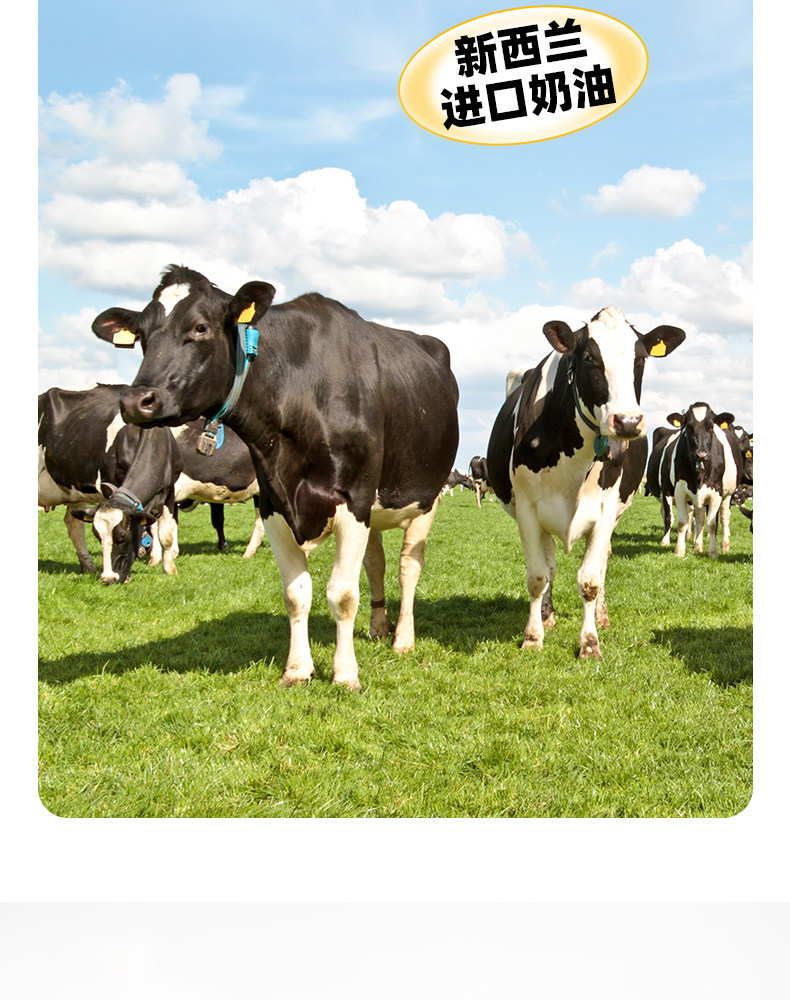 百钻动物奶油10g*10块家用涂抹面包吐司配料做牛轧糖专用烘焙材料详情4