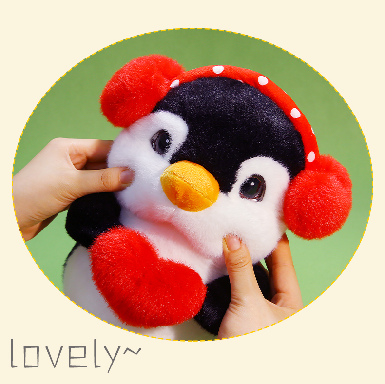 彷真抱爱心企鹅玩偶公仔毛绒玩具儿童睡觉抱枕布娃娃女生生日礼物详情10