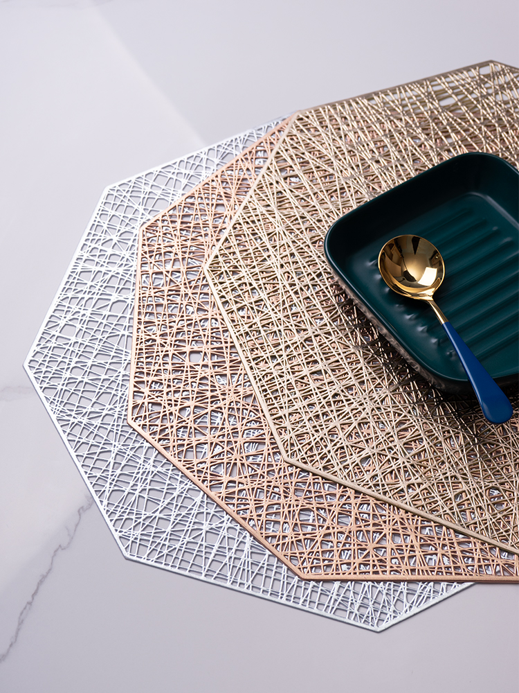 Nordic insulated table mat American light luxury Western food mat waterproof and oil proof Japanese cloth mat anti-hot dinner plate mat soup thumbnail