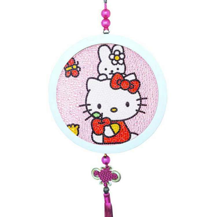 儿童diy钻石贴画中国结挂饰彩钻画手工制作材料包相框钻石画玩具详情24