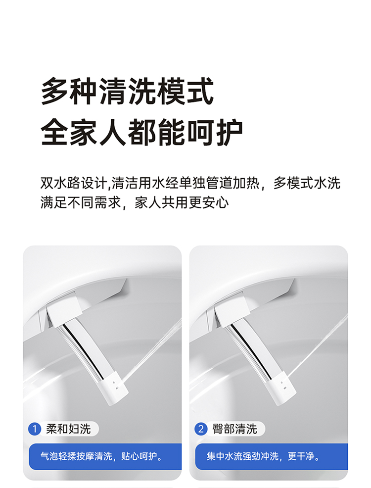 新加坡150mm/100mm/50mm坑距智能马桶定制澳州日本台湾适用坐便器详情24