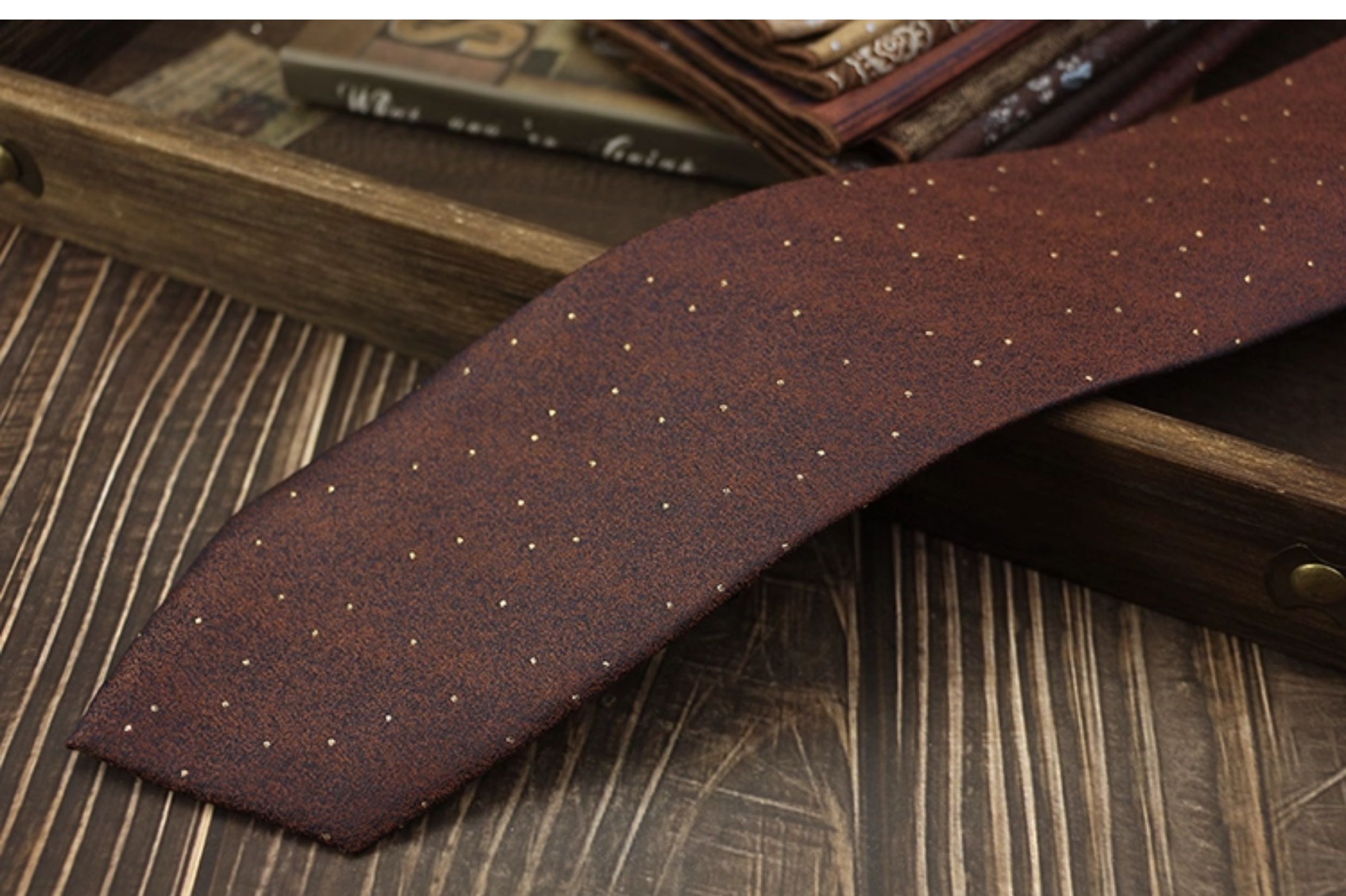 男士领带复古手打英伦风高级领口商务西装结婚新郎婚礼涤丝高档详情16