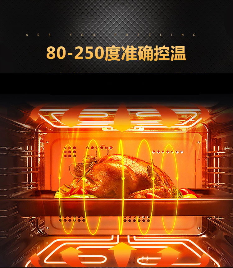 Export European-style stoves, vertical multi-hole gas stoves, three-gas and one-electricity stainless steel mechanical integrated oven stoves pic 5