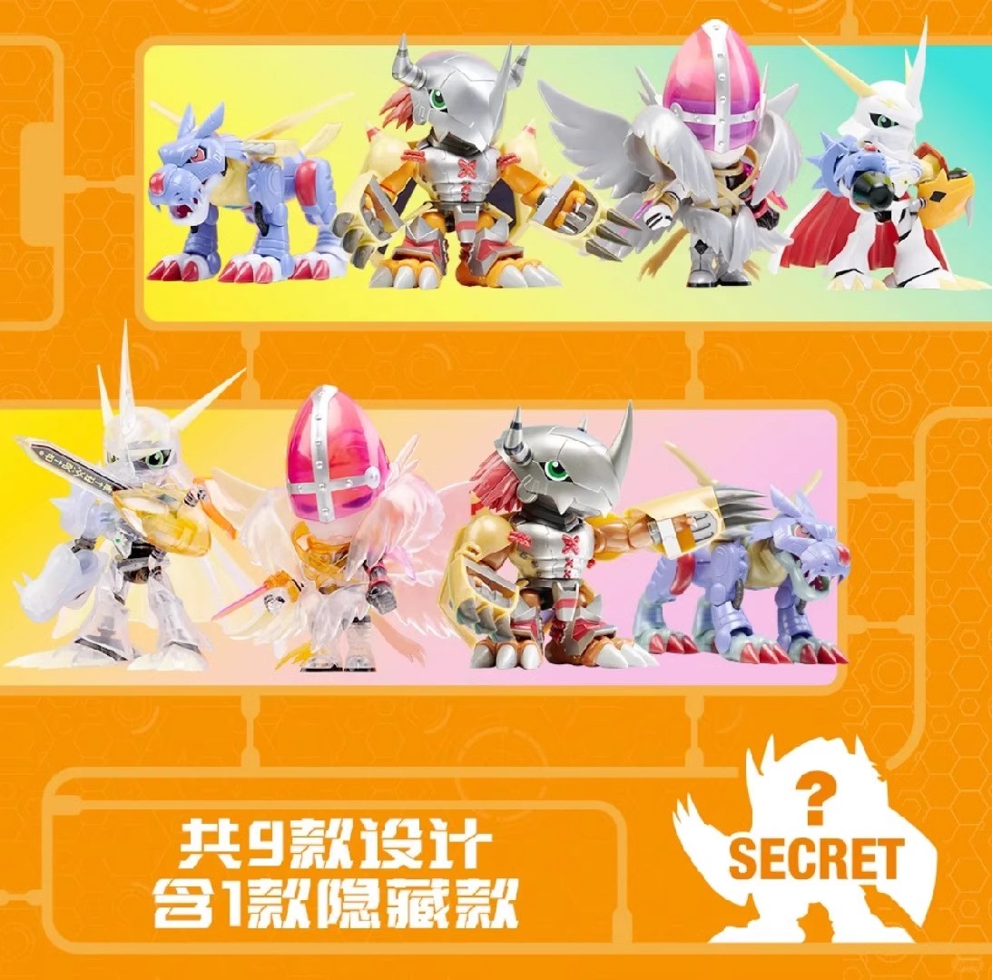 正版万代南梦宫数码宝贝首弹拼接盲盒潮玩暴龙兽模型手办动漫周边详情4
