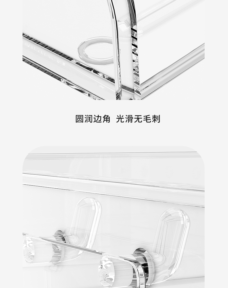 妙立桌面洞洞板收纳盒书桌学生笔筒置物架化妆品梳妆台多功能整理详情19