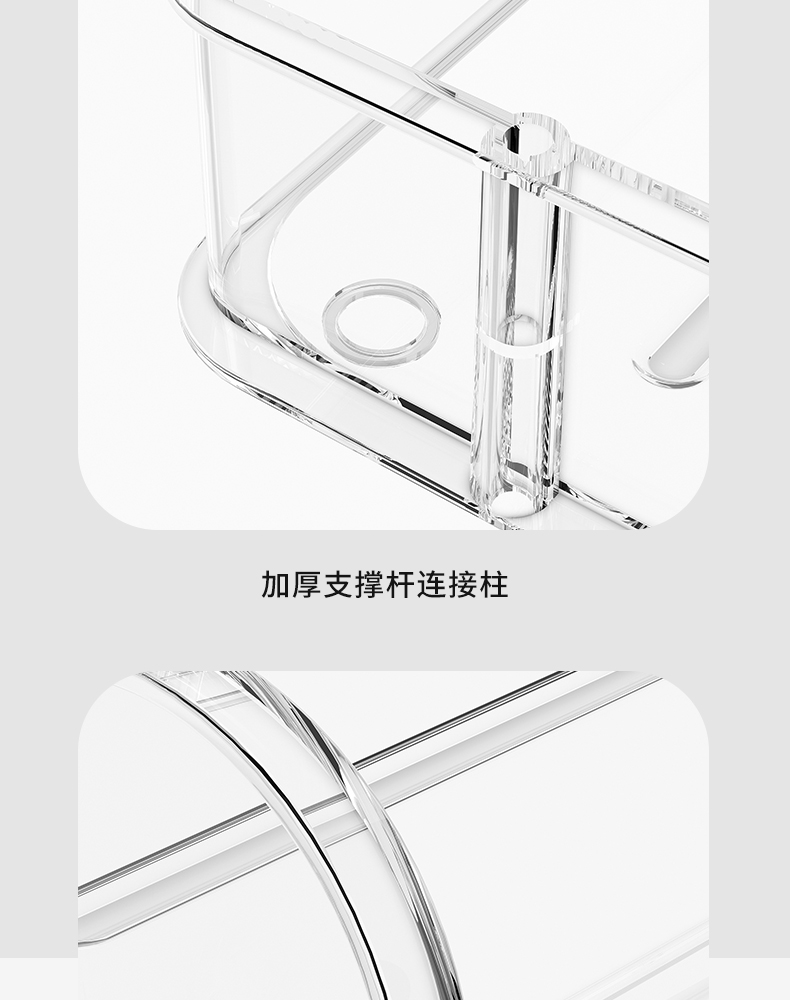 妙立桌面洞洞板收纳盒书桌学生笔筒置物架化妆品梳妆台多功能整理详情18