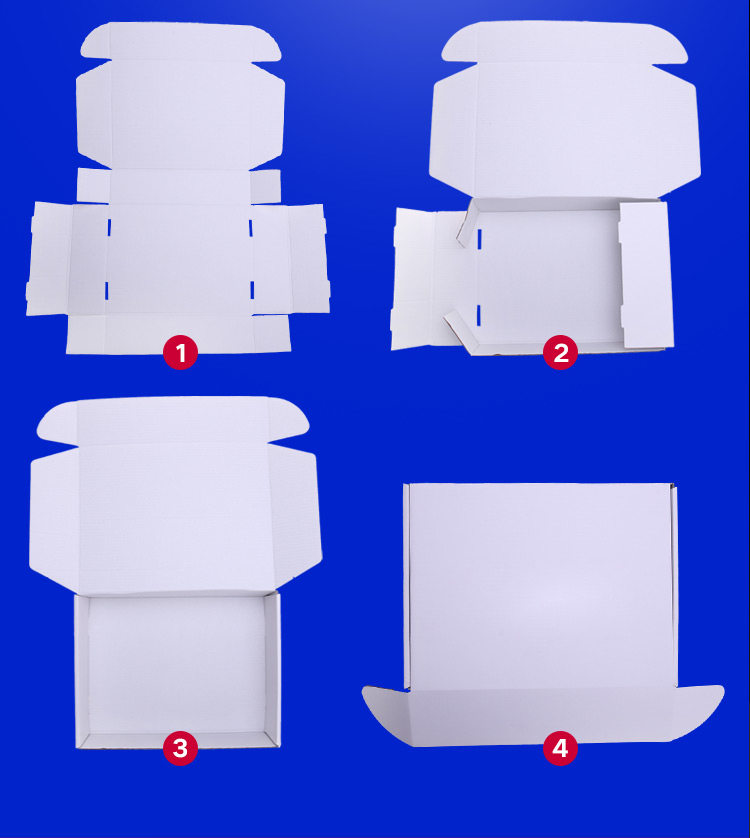 Factory 36 26 6 extra-hard white aircraft box carton wholesale color printed paper box printed cardboard box pic 25