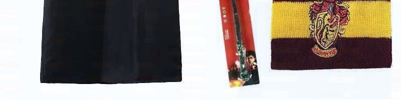 哈利波特cos服装魔法袍格兰芬多赫敏学院套装万圣节衣服披风斗篷详情12