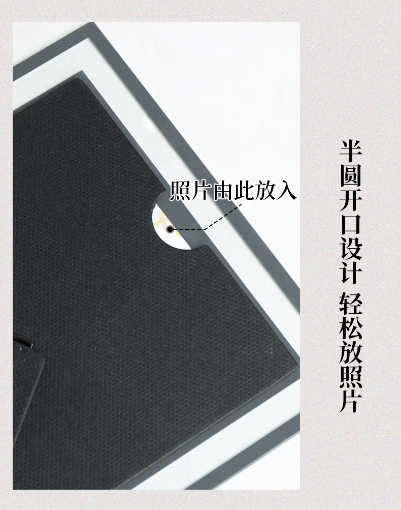 哇噢定制水晶相框摆台高级感相框做成空框加打印相片定制diy678寸详情10