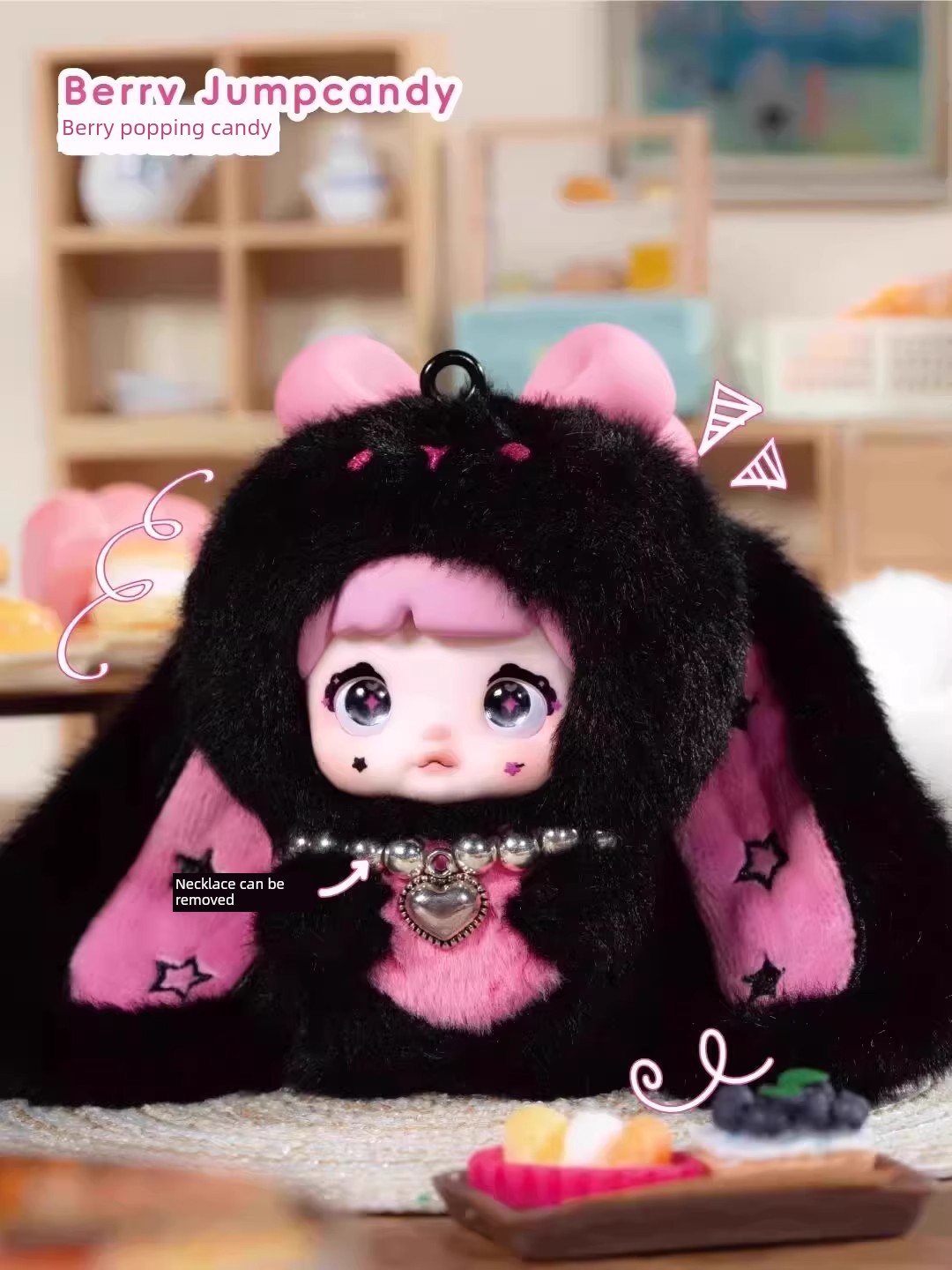 紫峰同款正宗Nommi糯米甜心兔盲盒米宝第二代毛绒娃娃中国情人节礼物详情2