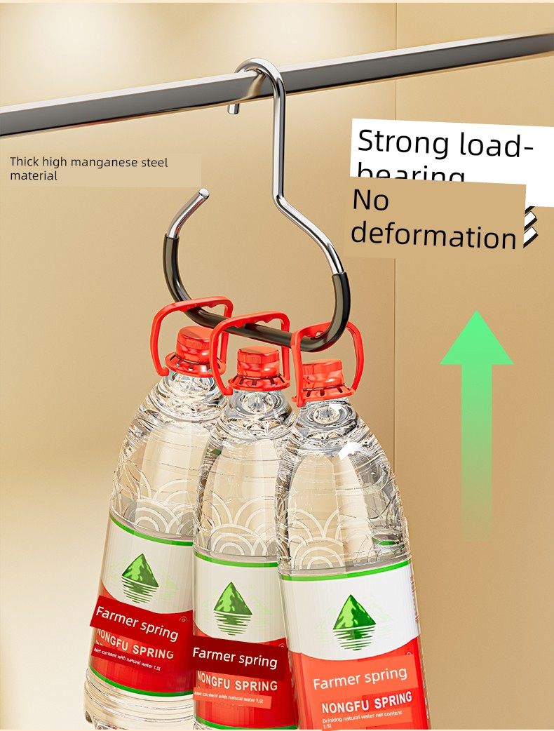 吊带衣架贴身衣架储物背心专用挂帽包衣柜宿舍多功能环钩收纳整理架详情10