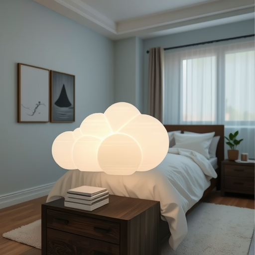 New magnetic levitation cloud lamp, ambient sleep lamp, creative desktop home decoration items, source of foreign trade supply full figure