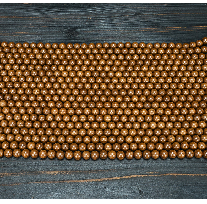 精品六道木无暇老料手链108颗龙须藤降龙木六条纹佛珠20手串礼品详情13