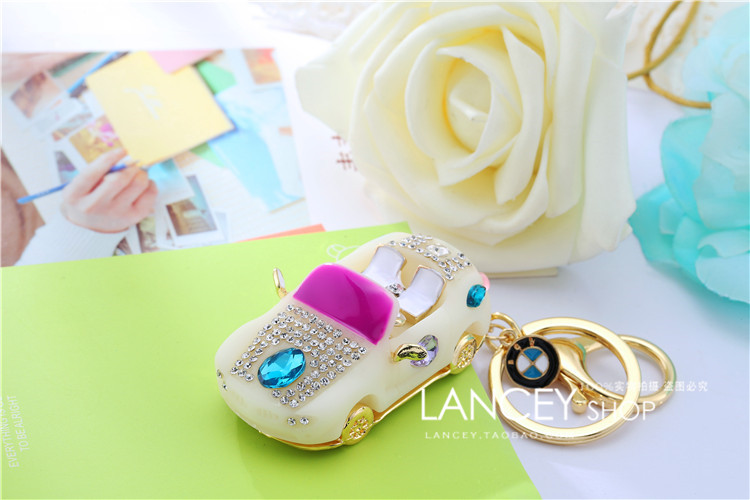 合金模型汽车钥匙扣女可爱创意韩版包挂件金属钥匙链圈小礼品批发详情47