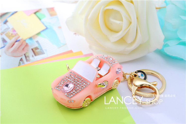 合金模型汽车钥匙扣女可爱创意韩版包挂件金属钥匙链圈小礼品批发详情46