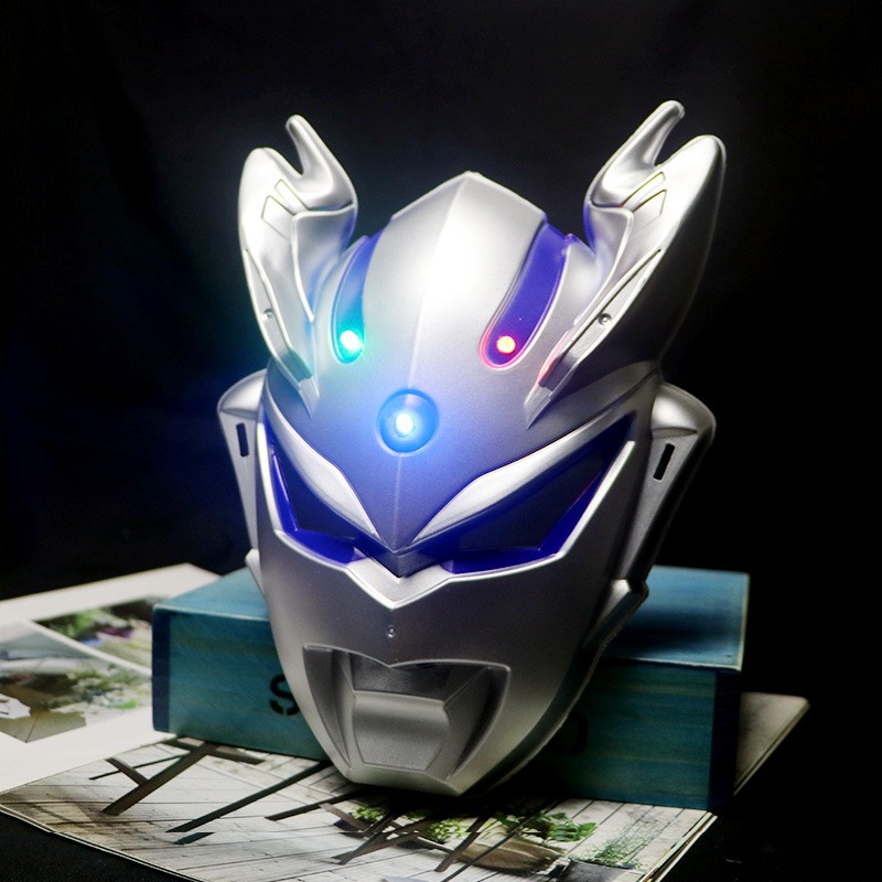 卡通动画表演儿童玩具男孩发光玩具西游表演面具美猴王详情2