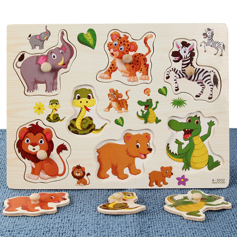 木意天使/木质拼图儿童产品图