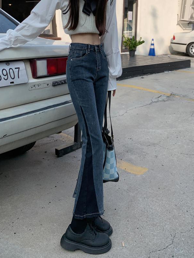 女式牛仔裤实物图