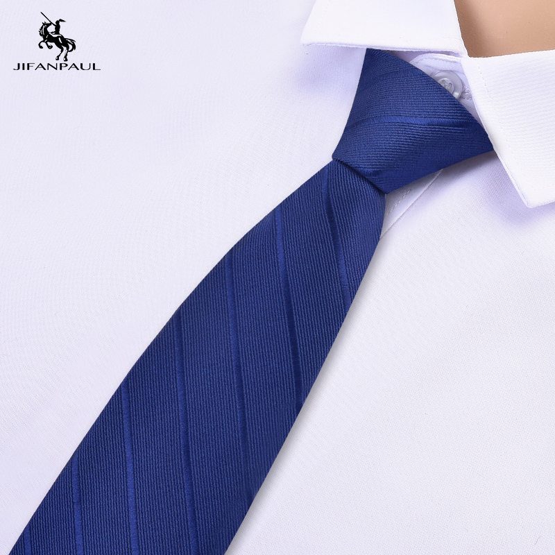 黑色领带男免打结拉式职业正装商务新郎结婚学生懒人易拉得蓝色详情10