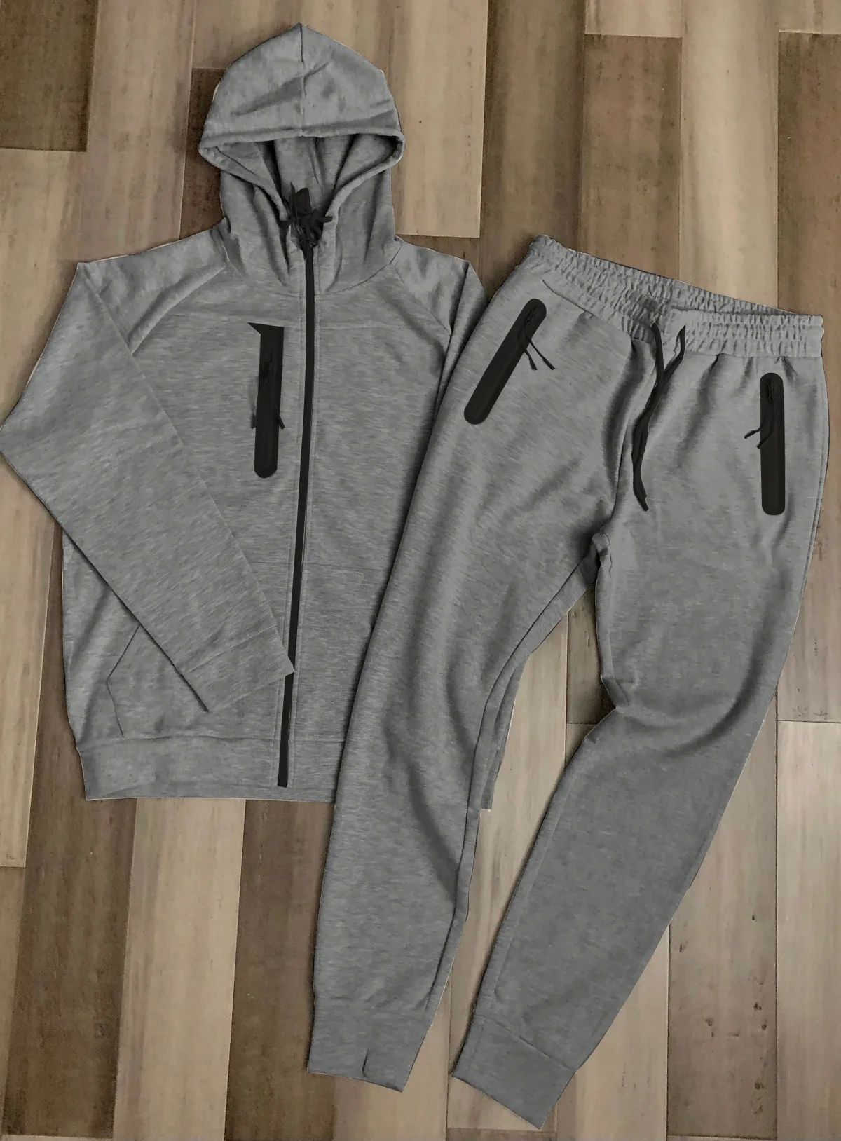 Euramerican Sports Fitness Suit Men's Spring And Autumn Larg详情32