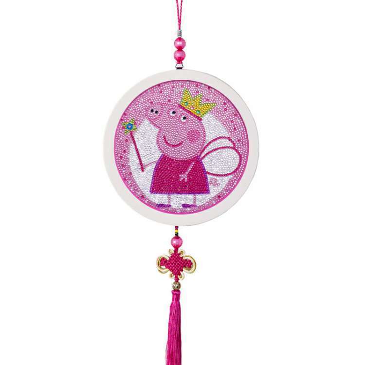 儿童diy钻石贴画中国结挂饰彩钻画手工制作材料包相框钻石画玩具详情13