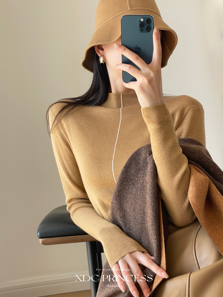 秋冬新款轻奢~大衣伴侣双面纯色围巾女欧美风仿羊绒保暖披肩围脖详情57