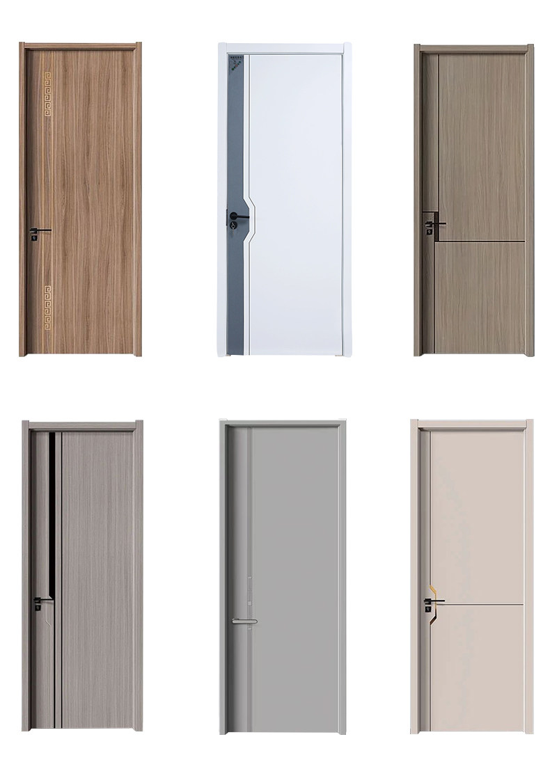 Solid wood doors, bedroom doors, suite doors, indoor household paint-free doors, lacquered doors, carbon crystal solid wood composite doors, homestay wooden doors pic 14