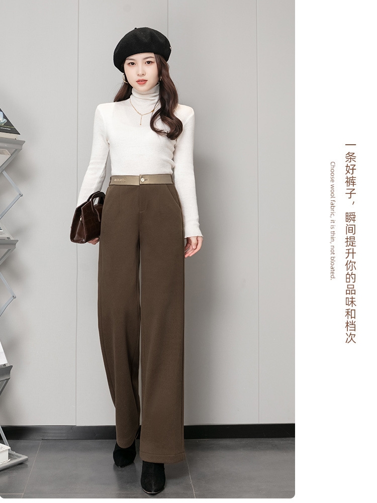 سروال الأرجل الطويل الدافئ والنحيل Specification image