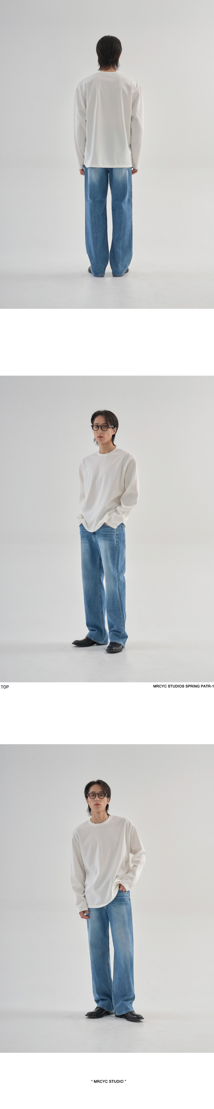 MYQ简约休闲长袖T恤男士秋季纯棉打底衫韩版潮流基础款圆领内搭详情7