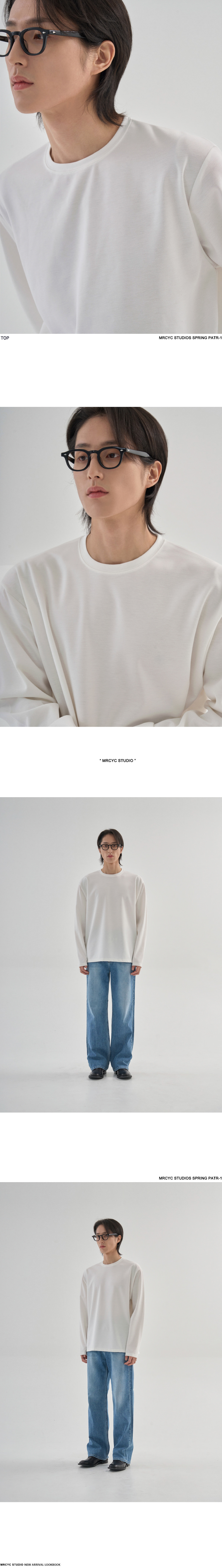 MYQ简约休闲长袖T恤男士秋季纯棉打底衫韩版潮流基础款圆领内搭详情6