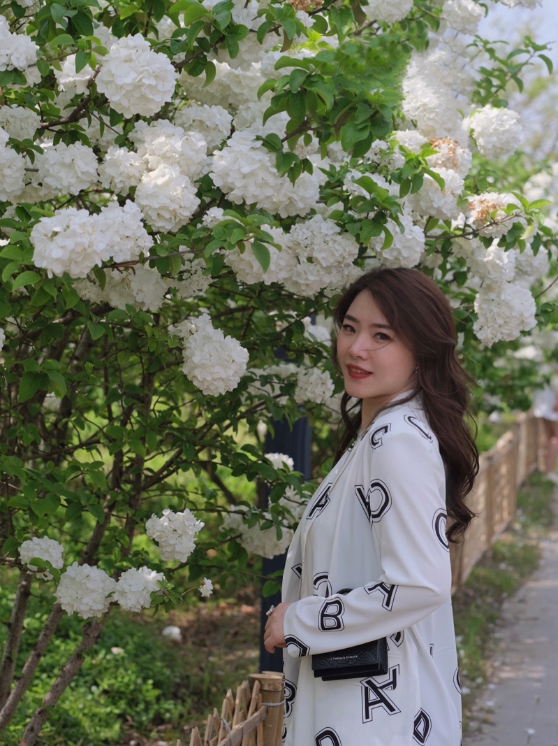 JML Ginger wheat grain digital printed letter Spring/Summer thin white suit, European and American style casual loose sun-protective clothing details Picture