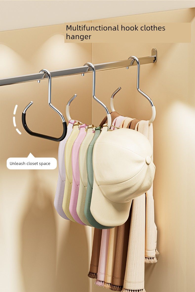 吊带衣架贴身衣架储物背心专用挂帽包衣柜宿舍多功能环钩收纳整理架详情9