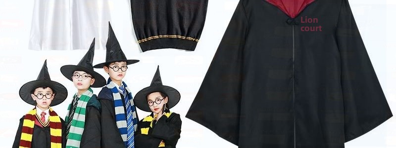 哈利波特cos服装魔法袍格兰芬多赫敏学院套装万圣节衣服披风斗篷详情41
