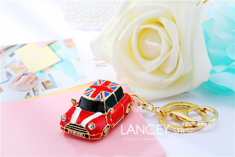 合金模型汽车钥匙扣女可爱创意韩版包挂件金属钥匙链圈小礼品批发详情52