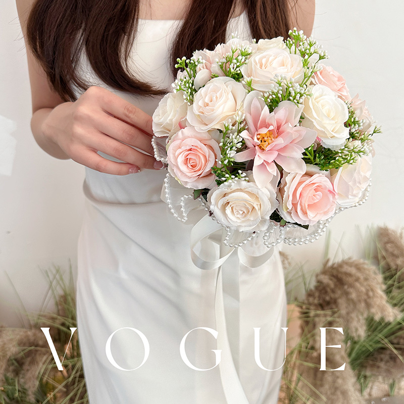 新婚领证登记结婚手捧花新娘高级感仿真干花婚纱婚礼当天拍照毕业详情32
