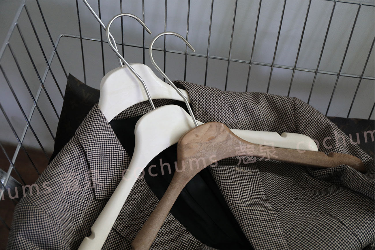 树脂衣架服装店专用衣架潮牌买手店女装大牌衣撑裤夹＋LOGO详情6