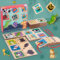 Animal skin pattern matching puzzle game texture peep card logical thinking observation training table top toy full figure