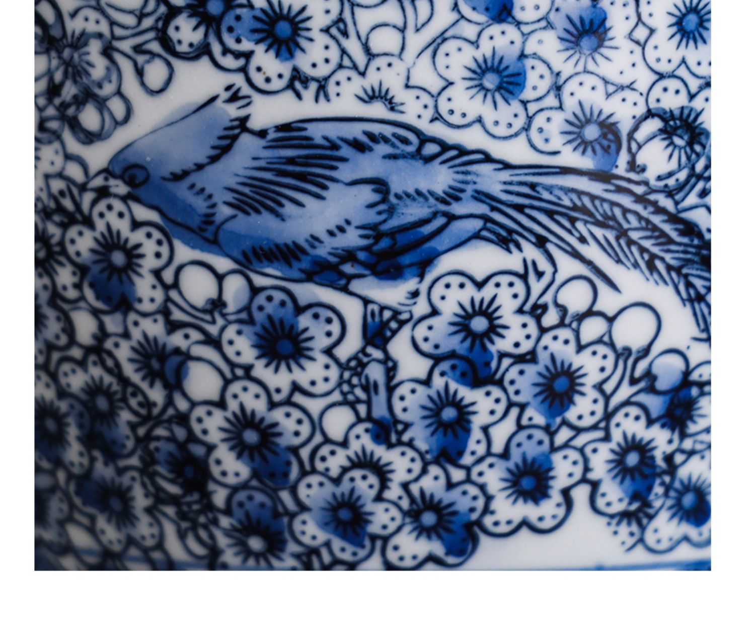 Ceramic blue and white porcelain vases, blue and white porcelain vase ornaments, home living room flower arrangement, TV cabinet decoration and arrangement pic 38