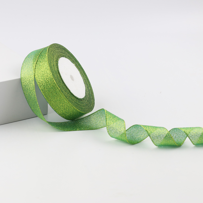 2cm彩葱带礼品盒包装金银葱带缎带圣诞蛋糕装饰彩带丝带详情5