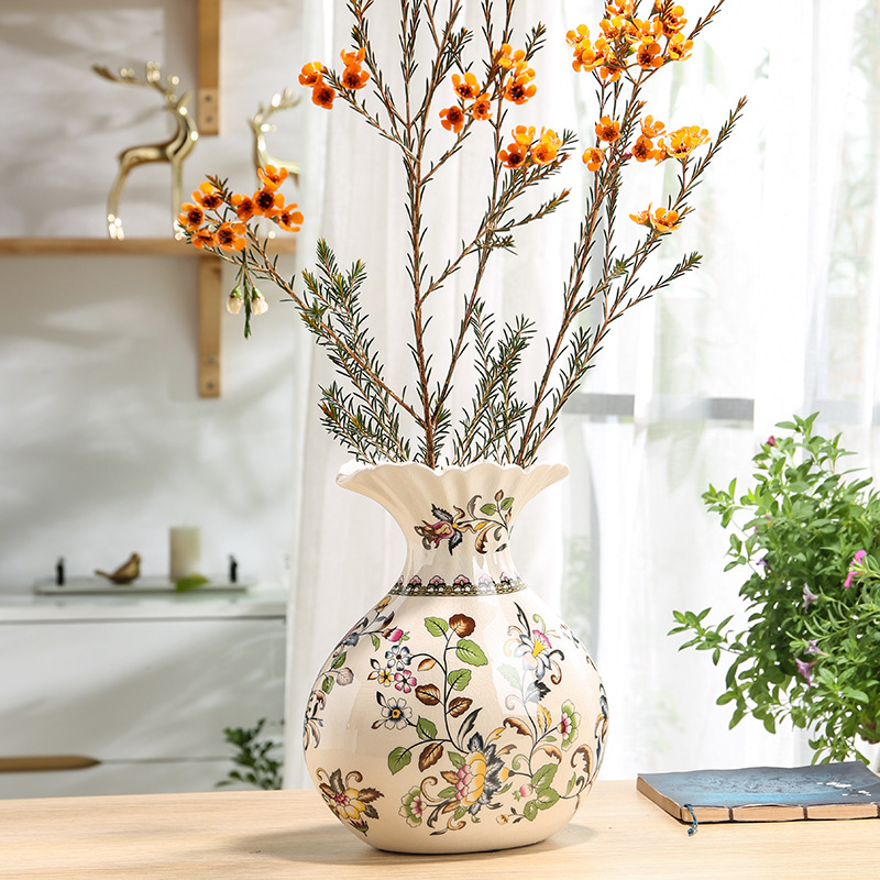 陶瓷摆件花瓶/家居陶瓷摆设/中式美式花瓶细节图
